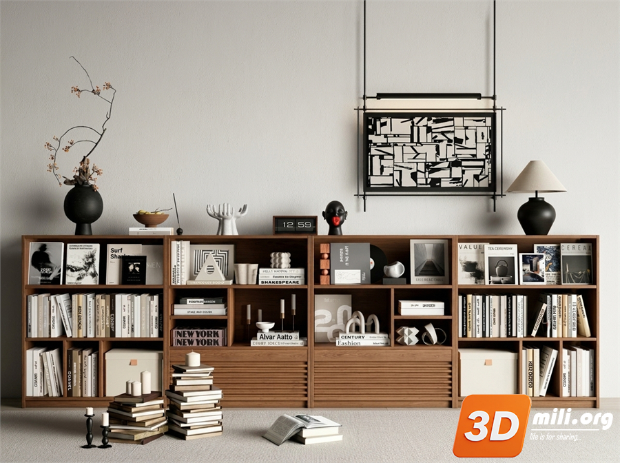 Bookcase Skp Files